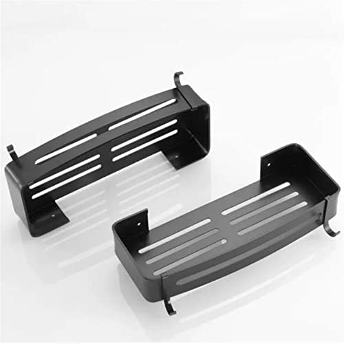 Shower Shelf Rack 1 Layer Black Metal Wall Mounted Storage