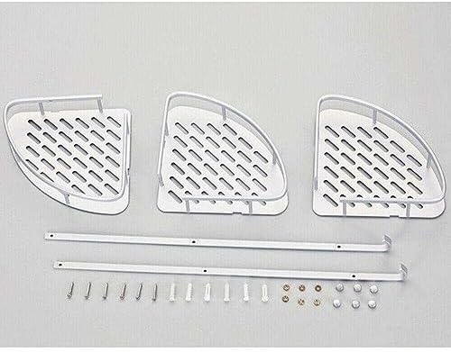 FINANCIALLY LIT Shower Corner Caddy Organizer Wall Shelf