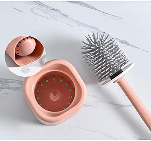 Bathroom Toilet Brush with Stand and 360 Cleaning Head
