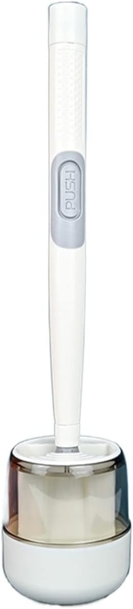 UNNS Wall-Mounted Toilet Brush with Holder White