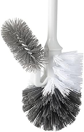 Superio Toilet Bowl Brush and Holder with Under Rim Cleaner 1