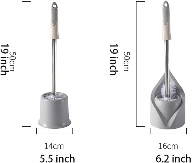 Toilet Brush and Holder Set for Bathroom Cleaning