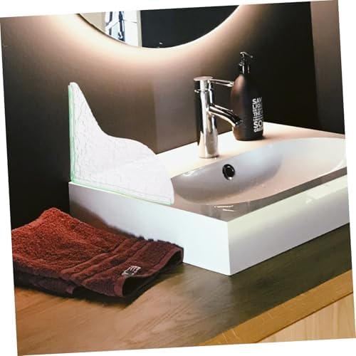 Zerodeko 2pcs Shower Splash Guards Water Barrier for Tub and Sink