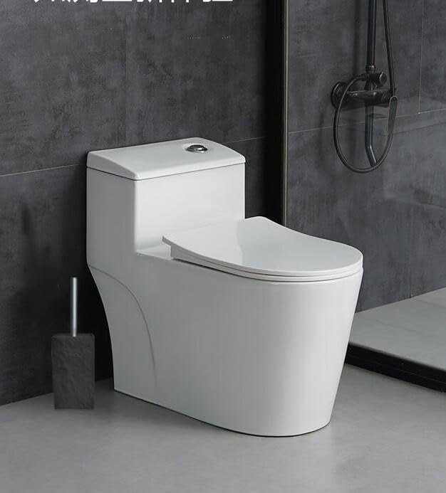 WENDIN Marble Resin Toilet Brush Holder Set