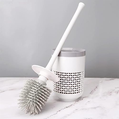 DLUXCA Toilet Brush Wall-Mounted with Soft Head