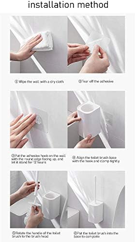 Toilet Brush and Holder with PP Handle