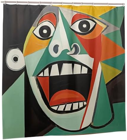 DAOWANGZUO Laughing Boy Boho Shower Curtain Set