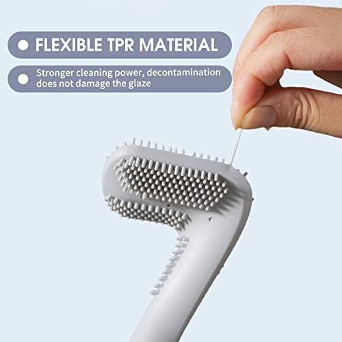Mewmewcat Toilet Brush with Wall-Mounted Holder