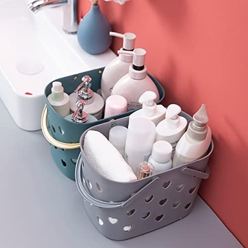 Plastic Shower Caddy Basket Tote with Handles