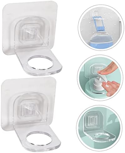 PRETYZOOM Rustproof Shower Gel Holder for Wall Mount