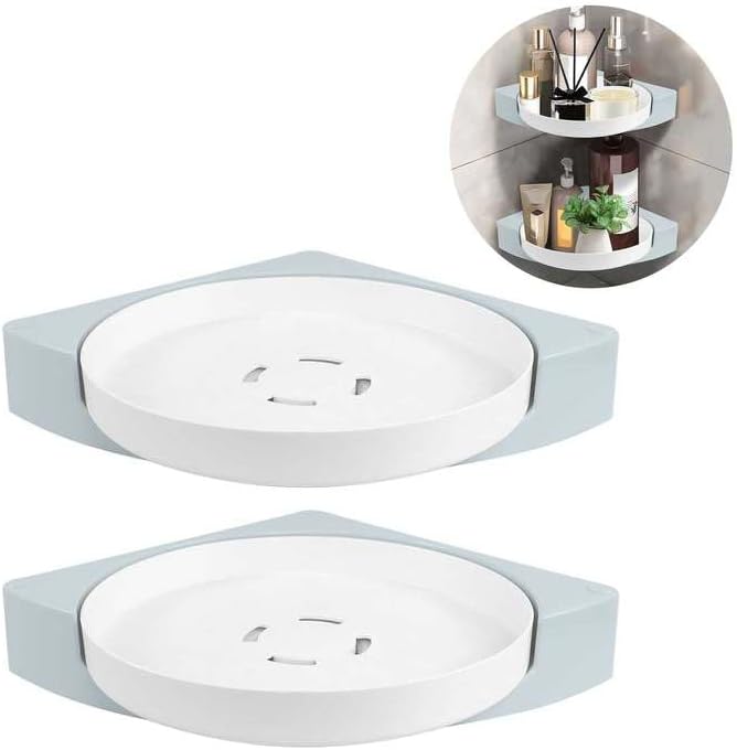 Qivine 360 Rotating Corner Shower Shelf