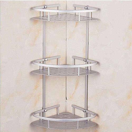 FINANCIALLY LIT Shower Corner Caddy Organizer Wall Shelf