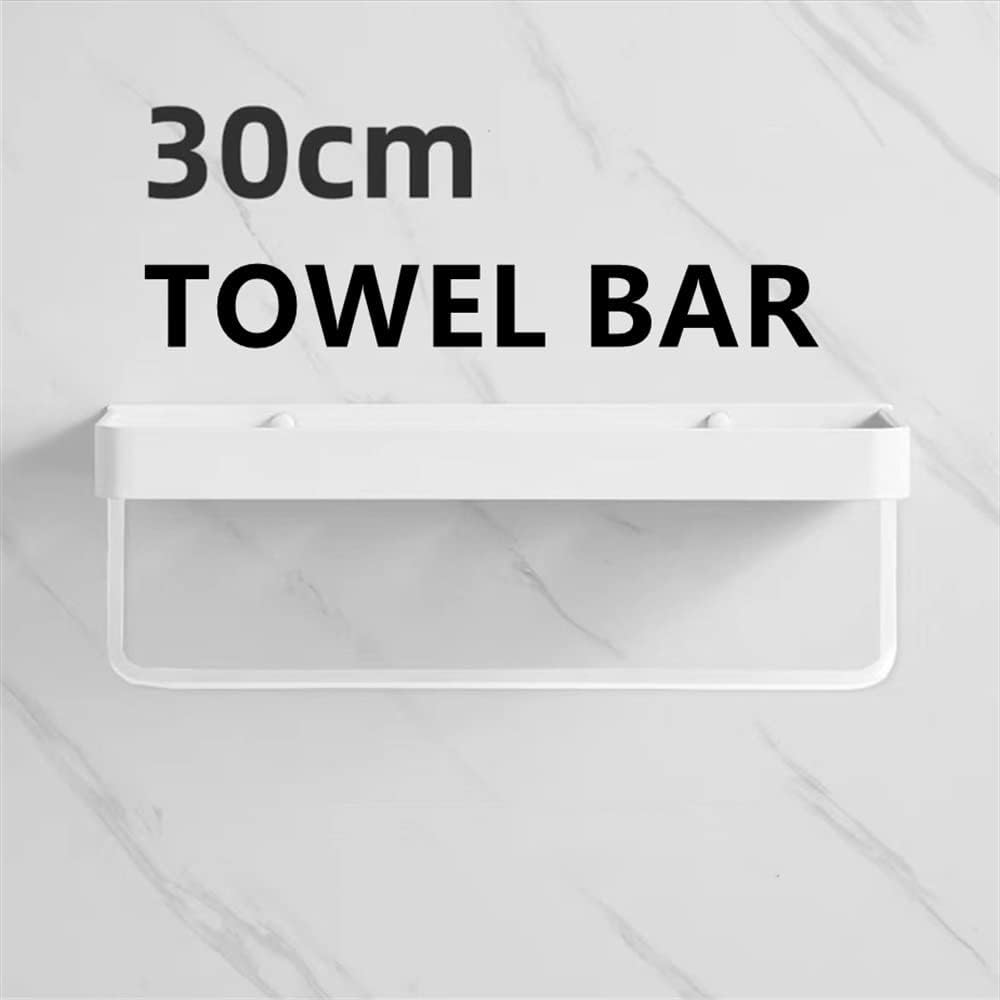 Shower Shelf Racks Storage Rack with Towel Bars Wall Mounted Caddy