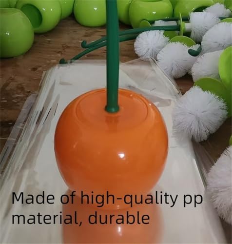 Toilet Brush Set with Soft Hair and Long Handle for Bathroom Use