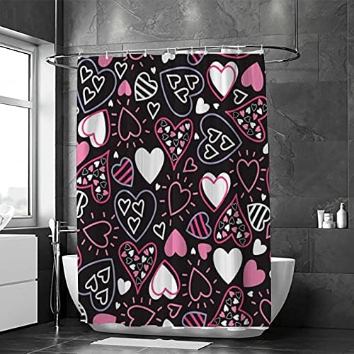 CHIGUA Waterproof Shower Curtain Set with Hooks