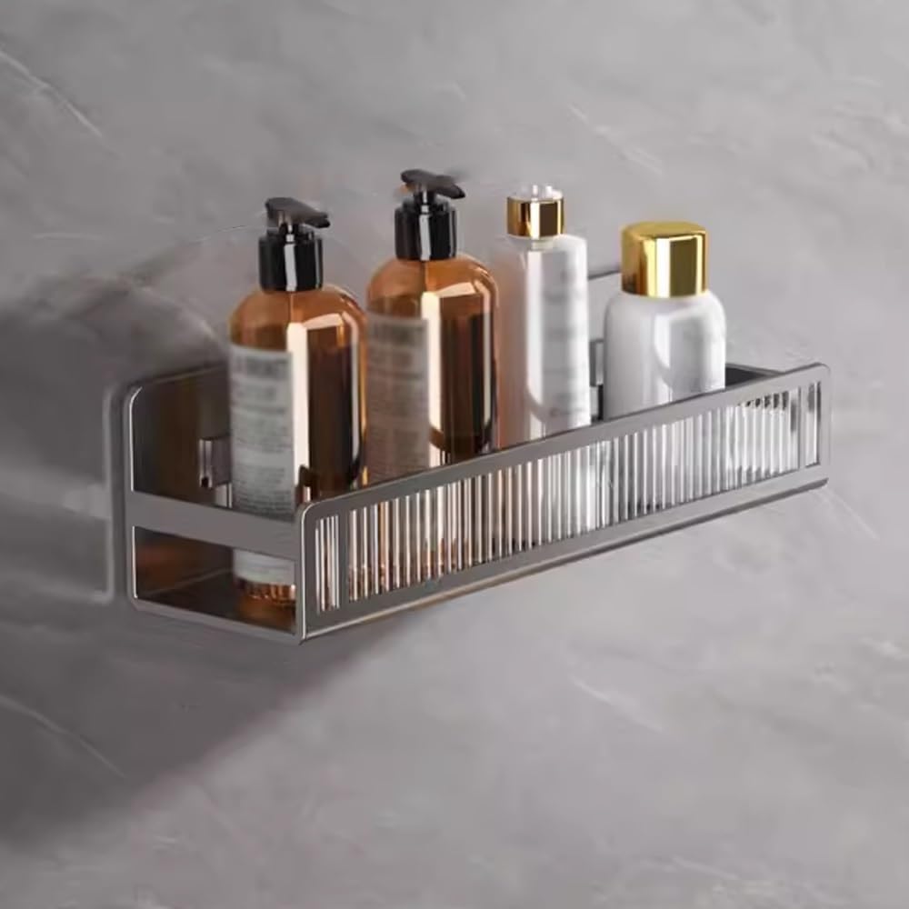 ANNBKA Shower Shelf Rack No Drilling Organizer 30CM 1 Layer