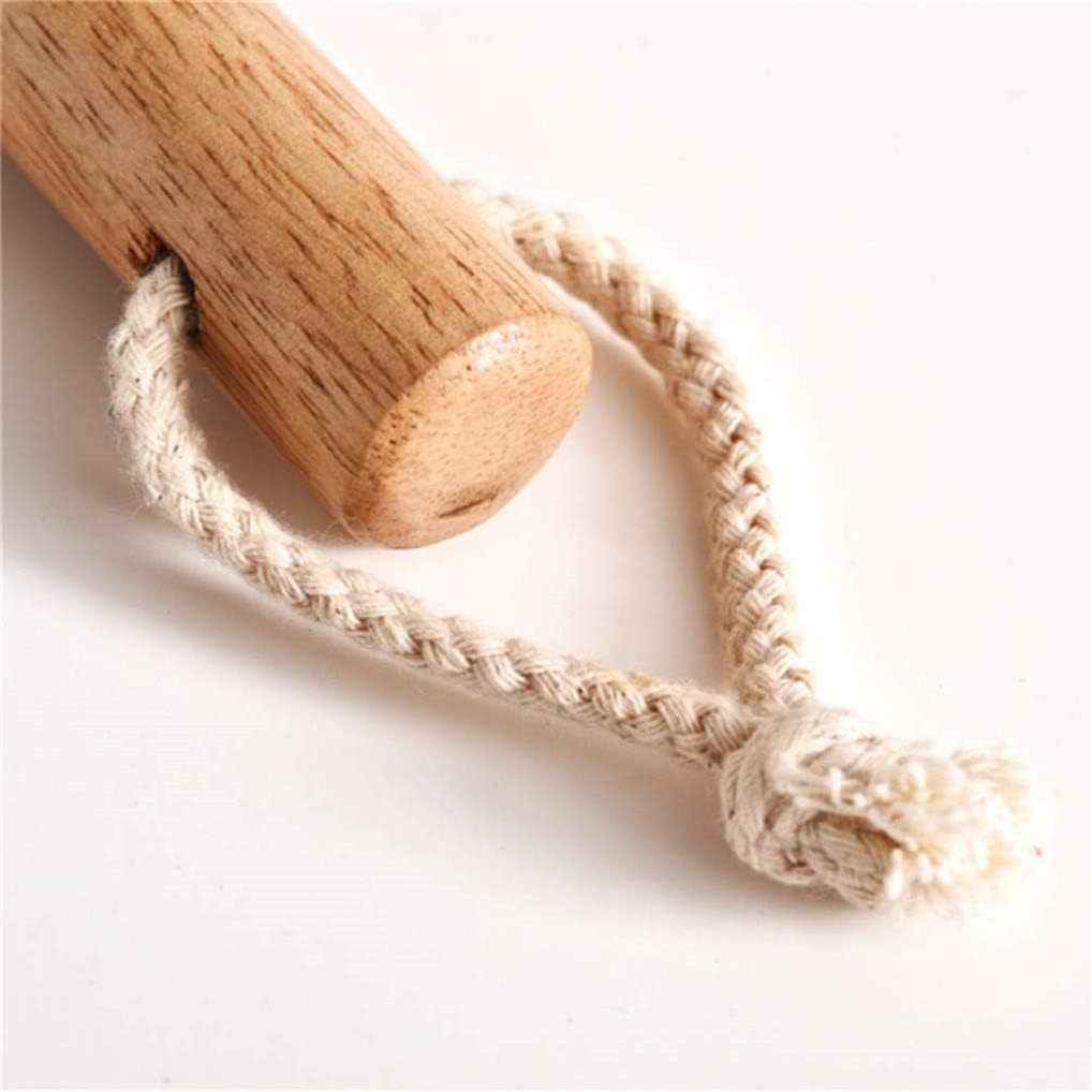2 Pack Wooden Handle Toilet Brush with Coconut Fiber Head