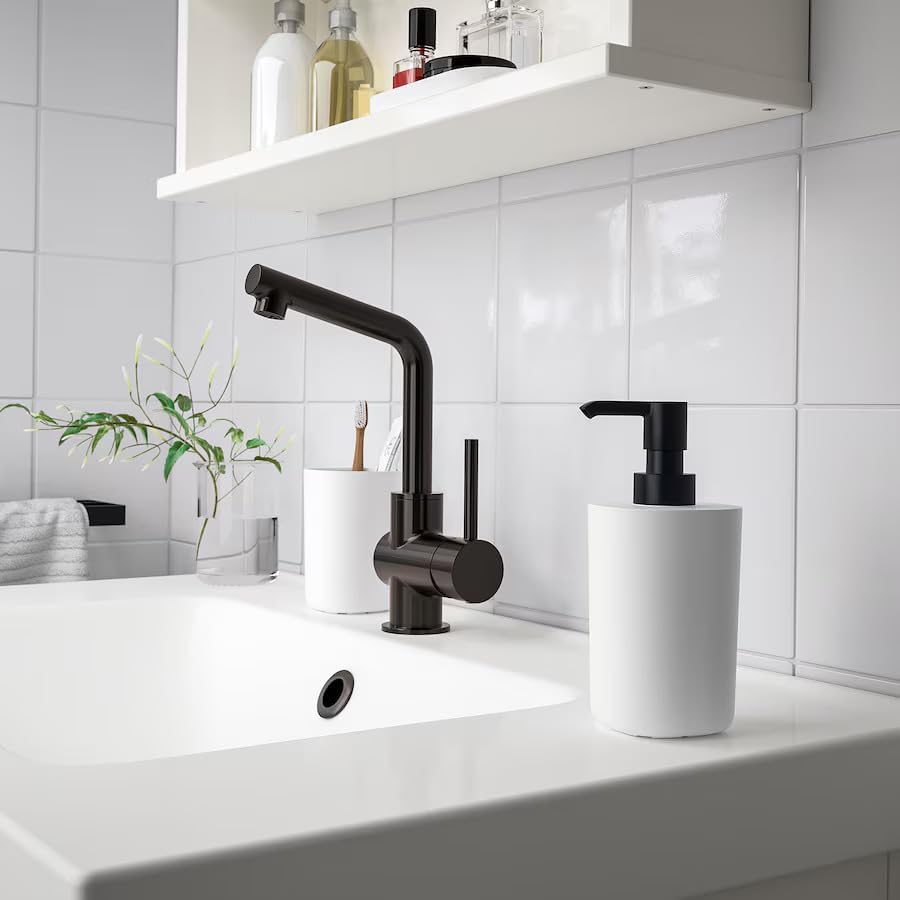 Modern White Ceramic Bathroom Accessories Set 3-Piece