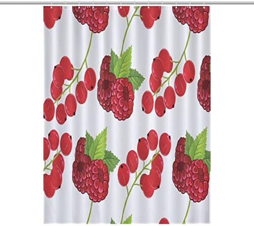 Sweet Natural Food Strawberry Shower Curtain 55x72 Inch