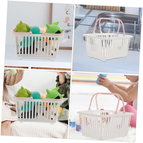 Zerodeko Stackable Plastic Shower Basket with Handles