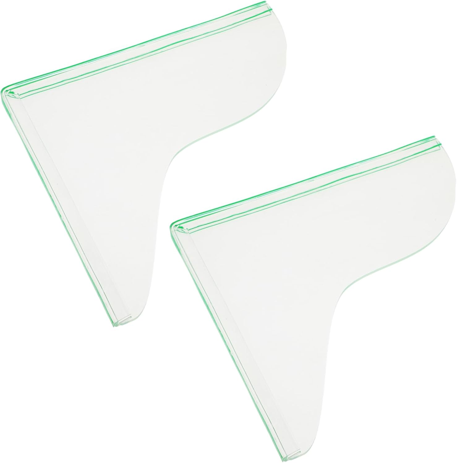 Zerodeko 2pcs Shower Water Blockers Splash Guards for Bathtubs and Sinks