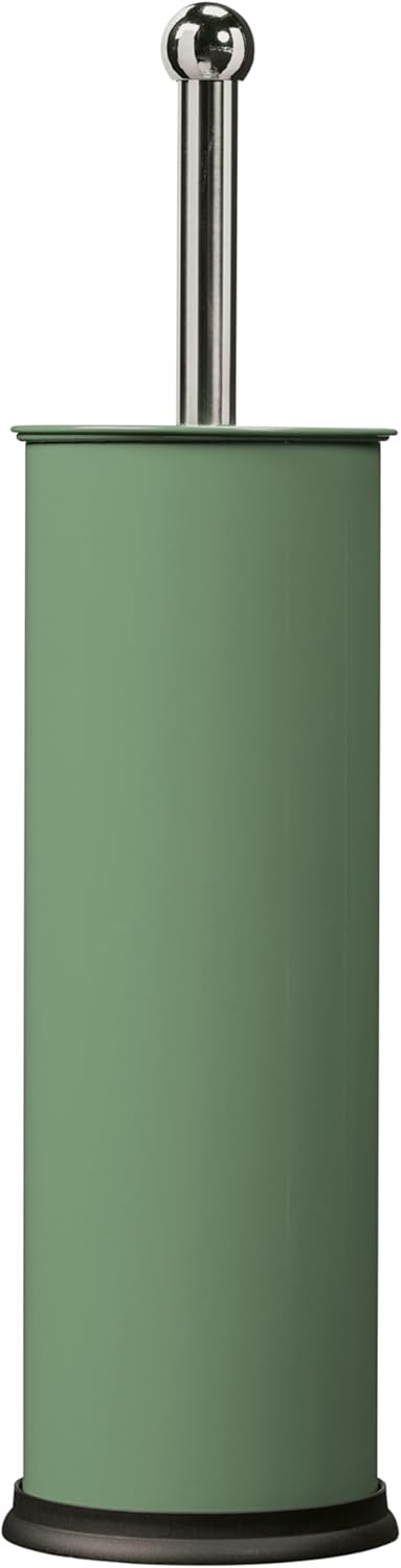 ROSSIGNOL Toilet Brush Holder Shiny Stainless Steel Pistachio Green