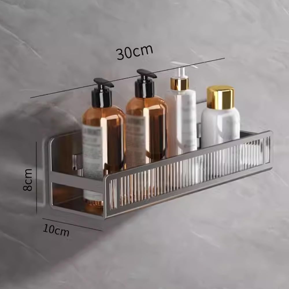 ANNBKA Shower Shelf Rack No Drilling Organizer 30CM 1 Layer
