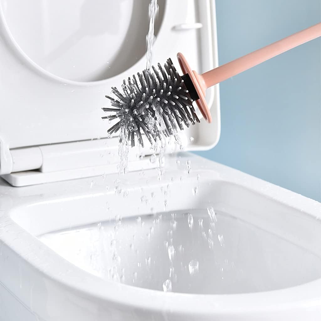 Bathroom Toilet Brush with Stand and 360 Cleaning Head