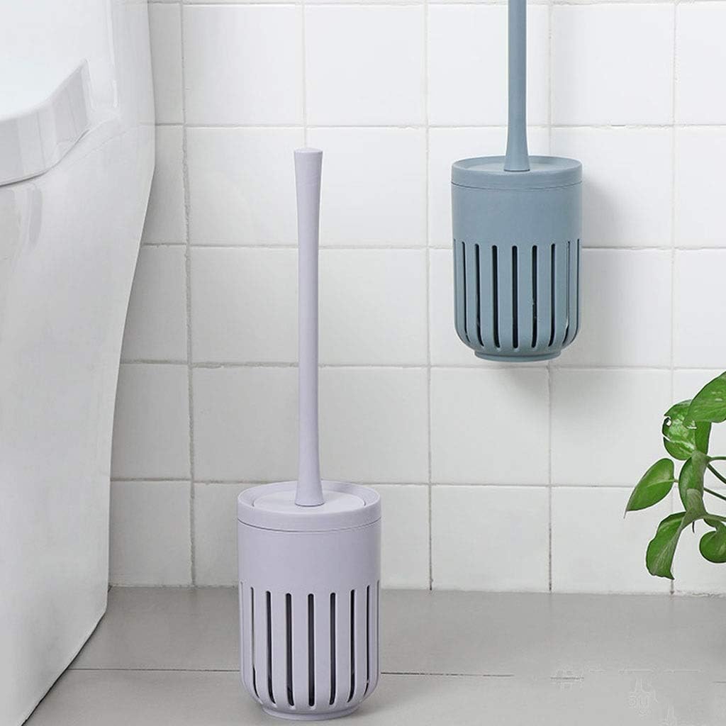 UNNS Wall-Mounted Toilet Brush with Holder and Shelf