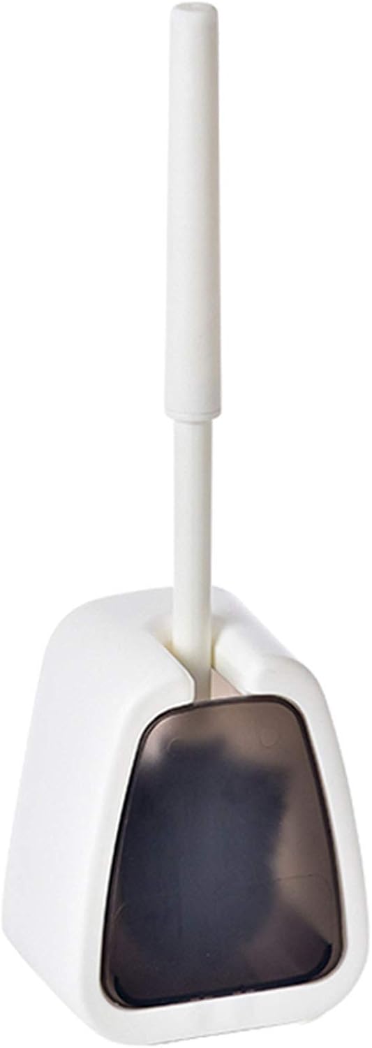 NLIAN Toilet Brush and Holder Set - Automatic Opening and Closing