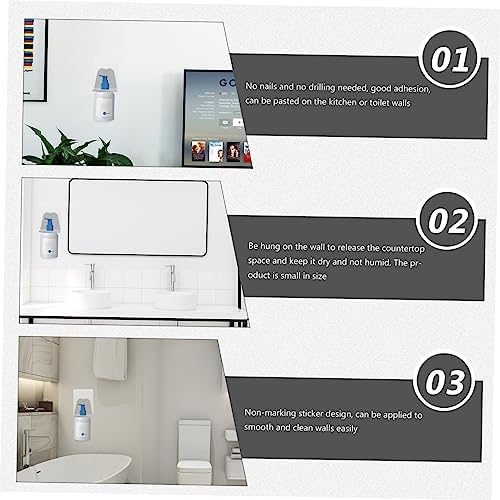 10pcs Adhesive Toilet Shelf Hooks No Drill Bathroom Organizer