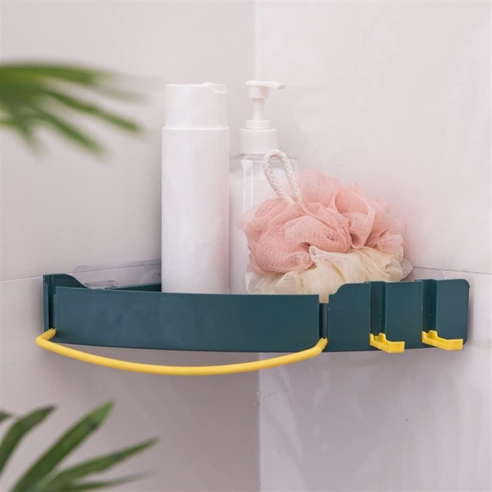 2PCS Blue Shower Caddy Bathroom Corner Storage Shelf Organizer