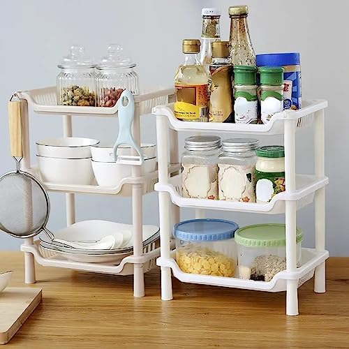 3 Tier Shower Caddy Organizer Shelf in White