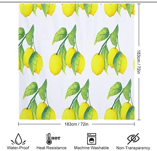 Sweet Natural Food Shower Curtain Set