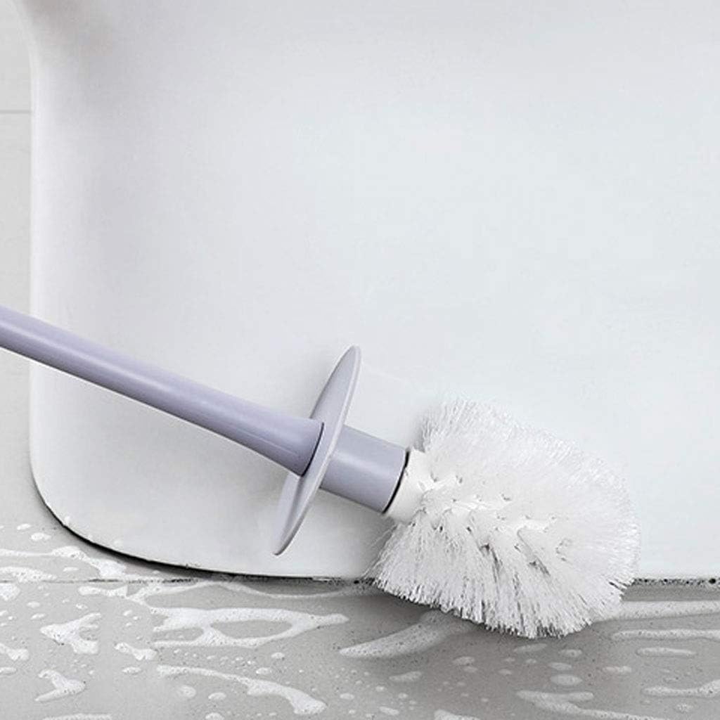 UNNS Wall-Mounted Toilet Brush with Holder and Shelf