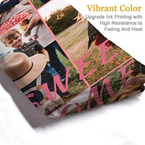 Custom Shower Curtain Personalized Funny DIY Waterproof with 12 Hooks