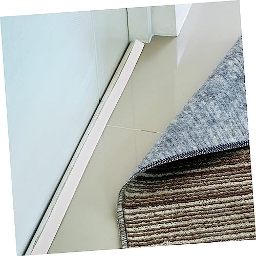 Tofficu Shower Water Stopper 50cm White Bathtub Splash Barrier