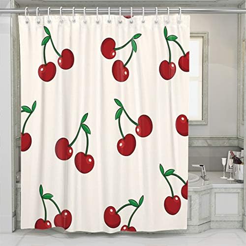 YUEMT Shower Curtain with 12 Hooks 72x72 Inch
