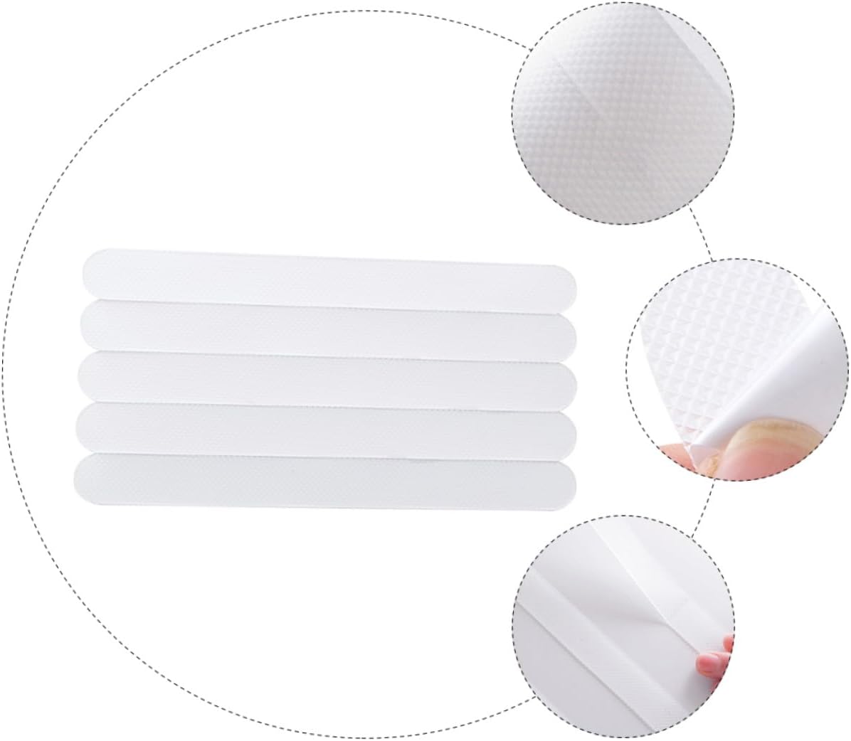 UTHCLO 20pcs Non-Skid Bath Stickers for Bathtub and Shower