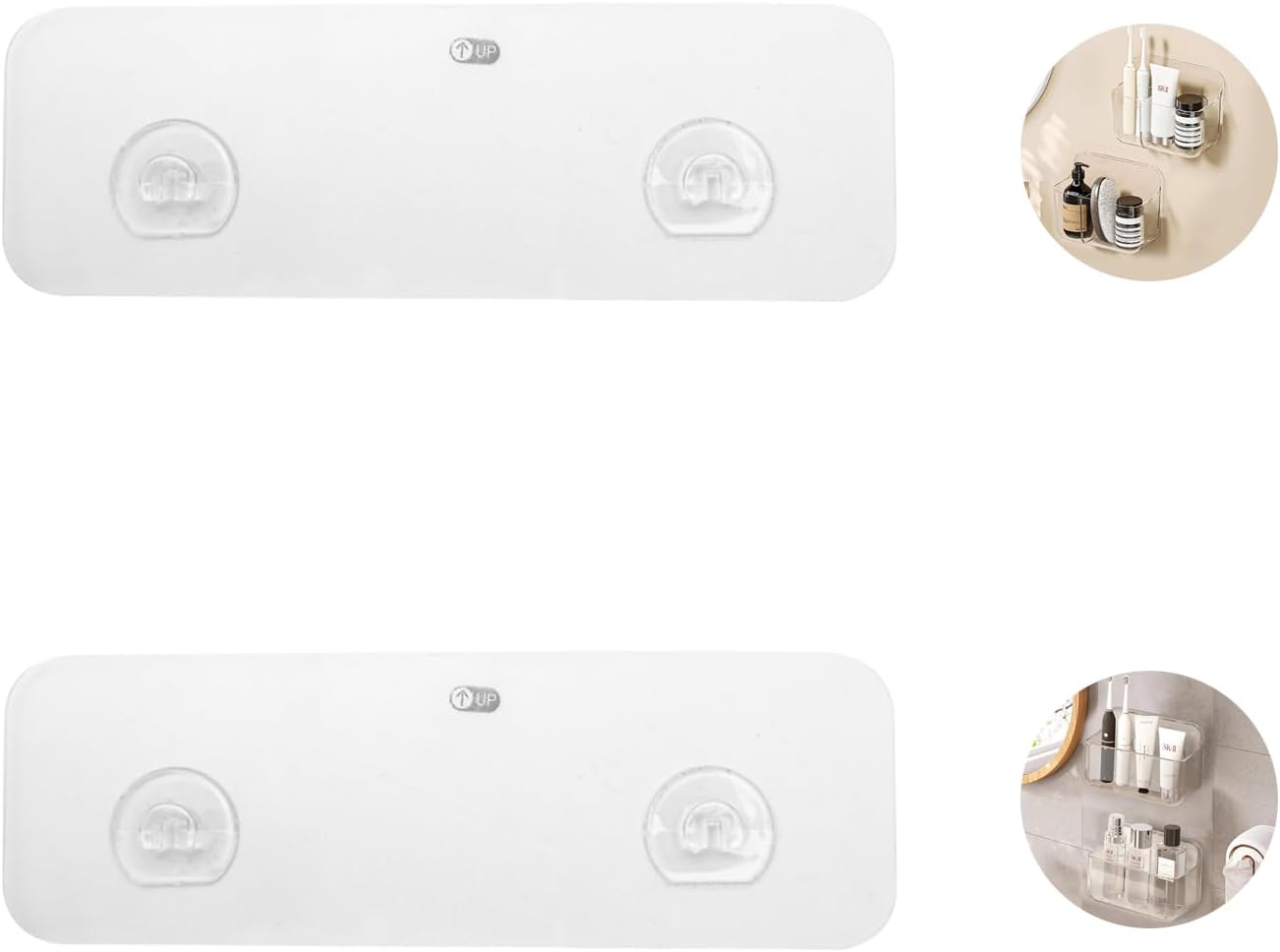 Diesisa 2 Pack Wall Mount Shower Caddy