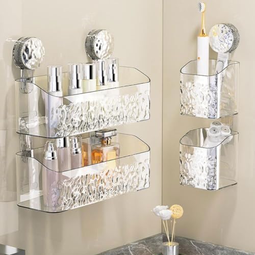 Luxury Suction Cup Storage Rack for Shower