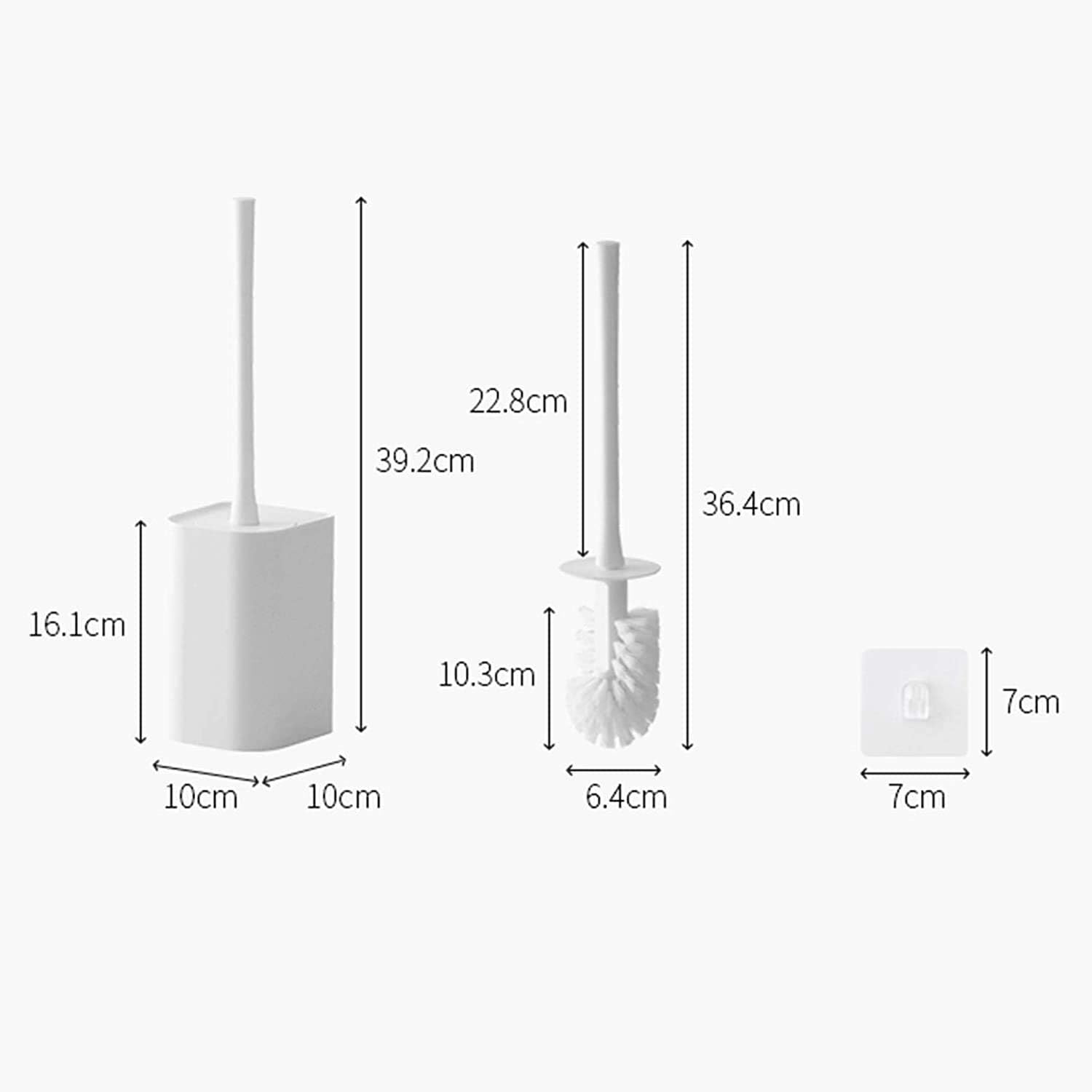 Toilet Brush and Holder with PP Handle