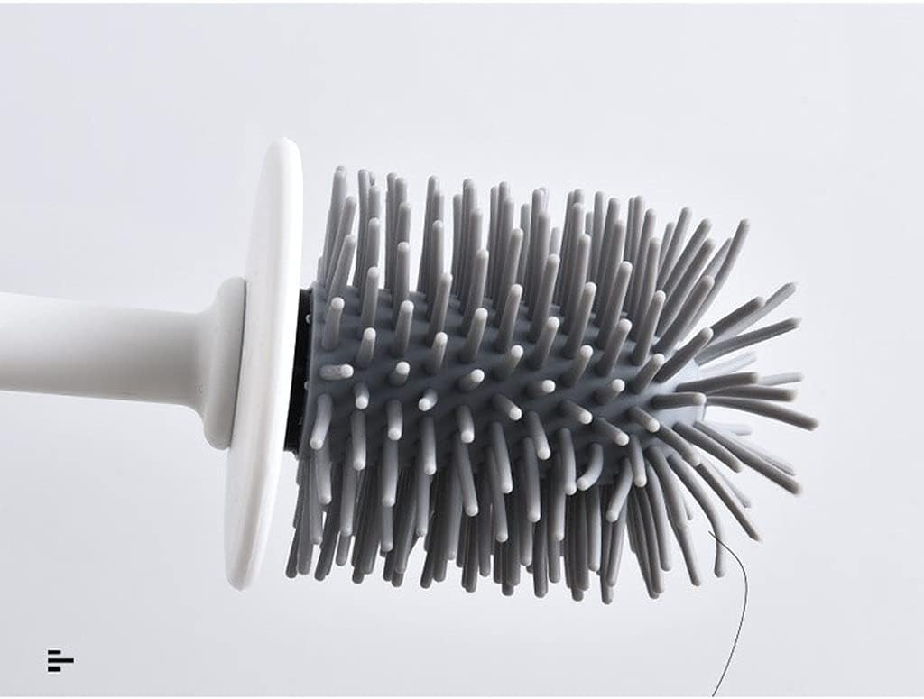 YZERTLH Toilet Brush with Wall-Mounted Holder