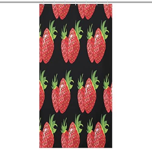 Sweet Natural Food Strawberry Shower Curtain 36x72 Inch