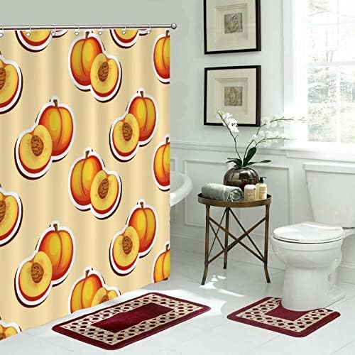 Funny Fruit Shower Curtain Liner Set 47 x 71