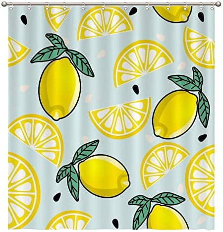 Funny Fruit Shower Curtain Liner Set 71 x 79