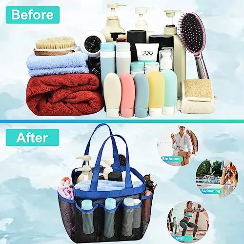 Haundry Mesh Shower Caddy Tote - Large Dorm Organizer