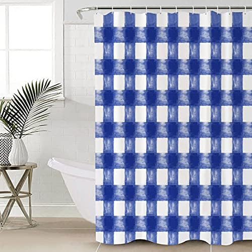 Savannan Shower Curtain Set with 12 Hooks and Water Repellent Fabric