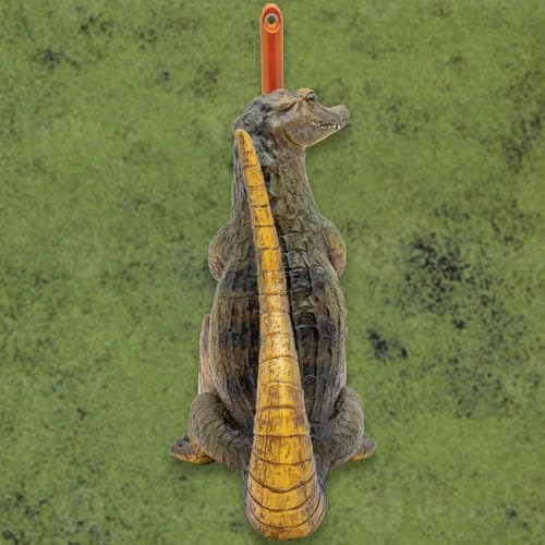 Crocodile Toilet Brush Holder with Brush Fun Bathroom Decor