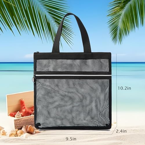 YUENCHING Mesh Shower Caddy Bag - Black